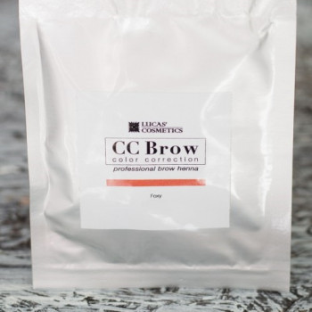 Хна для бровей CC Brow (foxy) в саше (рыжий), 5 гр
