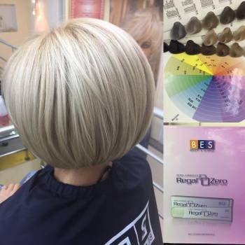 Окрашивание с предварительным осветлением