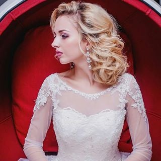 Фотосесія у студії весільна сукні, фото - Візажист Ірина Сурженко