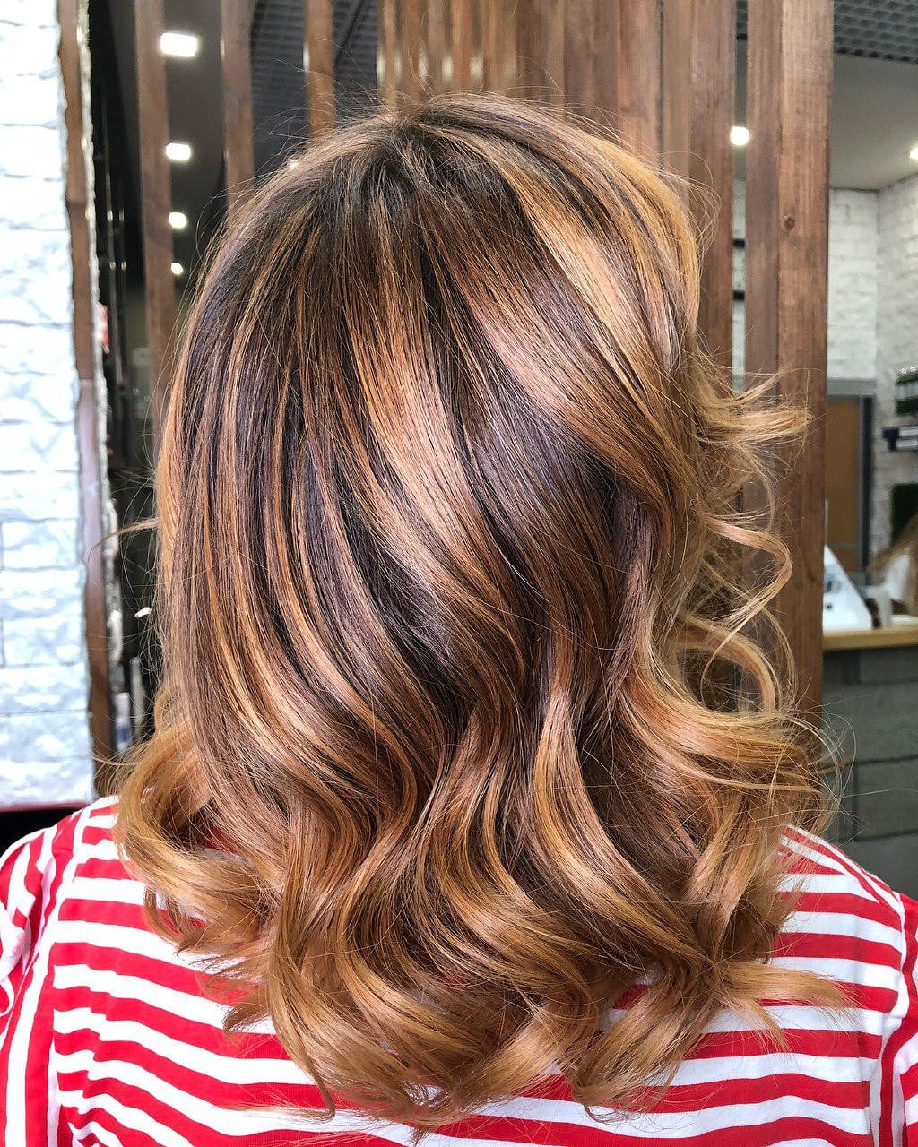 Стрижка на середнє волосся укладка складне фарбування, фото -  Hairdresser