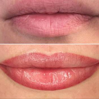 Татуаж губ увеличение, фото -  Terraprofi