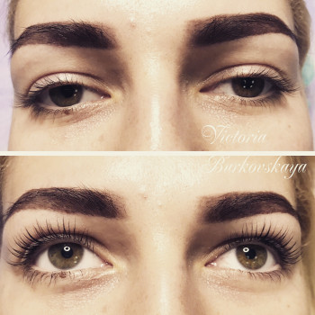 Ламинирование ресниц + Botox
                    Мастер перманентного макияжа Виктория Николаев