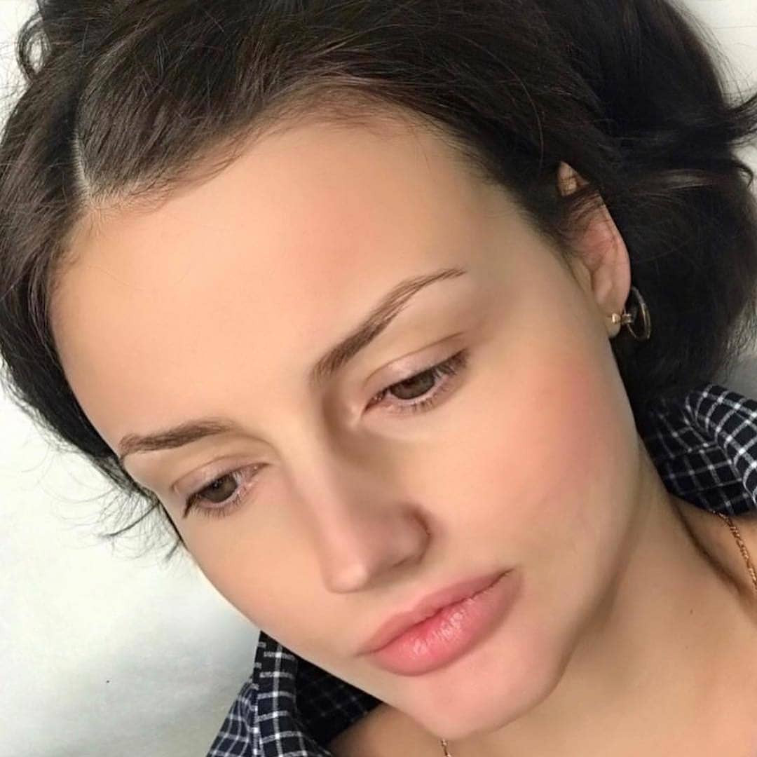 Пудрові брови перманентний макіяж брів, фото - Тату салон Enot Family Tattoo