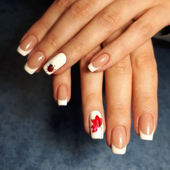 Нежный френч и акварель