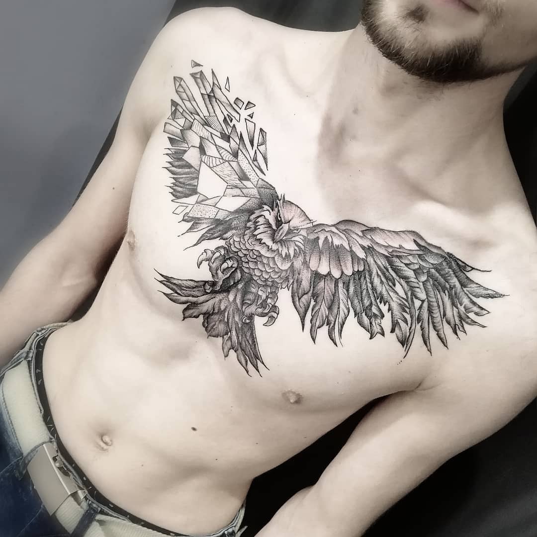 Мужские реализм черно-белые, фото - Тату салон HouseInk Tattoo Studio