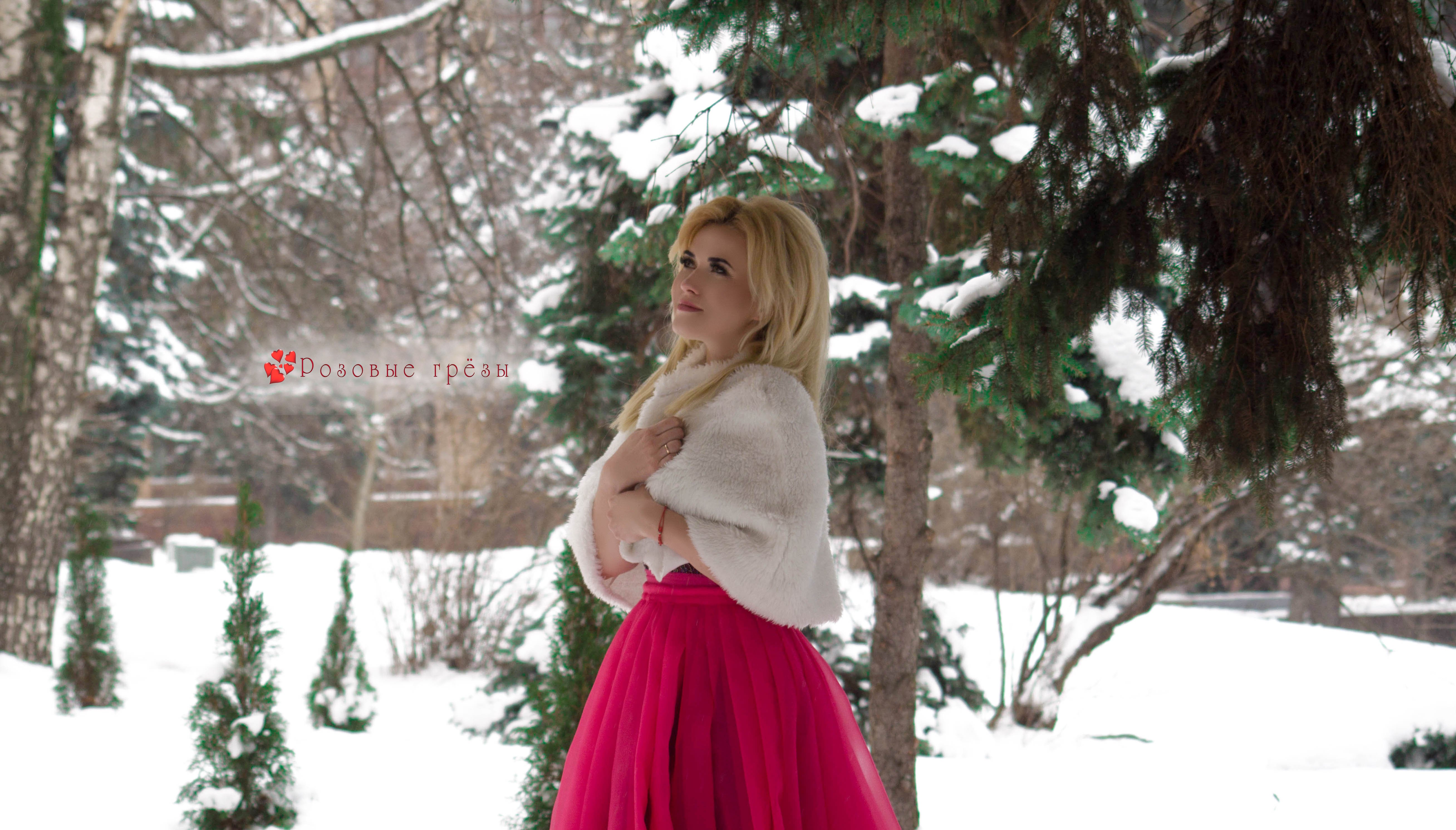 Фотосесія на природі зимова ніжна, фото -  DioSa