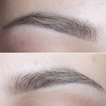ПМ бровей через 1 год