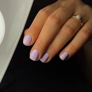 Маникюр на короткие ногти нежный в пастельных тонах, фото - Парикмахерская La Estetica