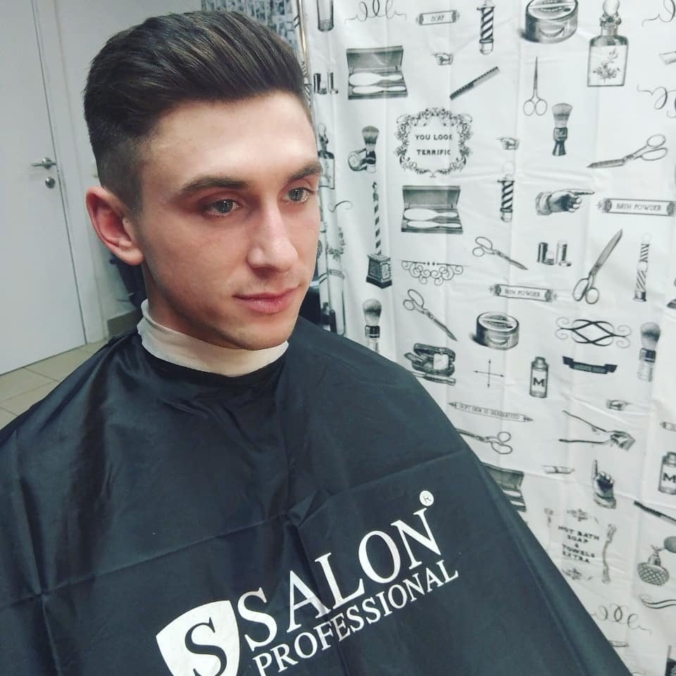 Мужская стрижка на короткие волосы андеркат, фото -  THE ONE beauty bar
