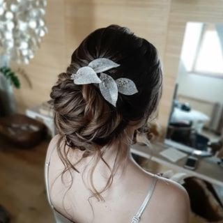 Укладка волос прическа на свадьбу пучок, фото - Парикмахер Мар'яна Сухарєва