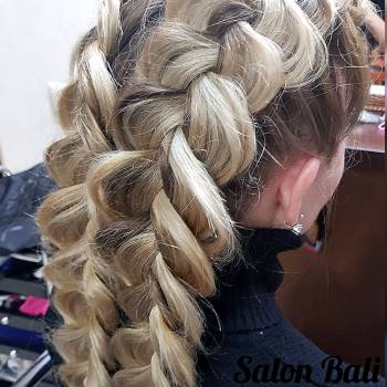 Плетение кос и колосков 