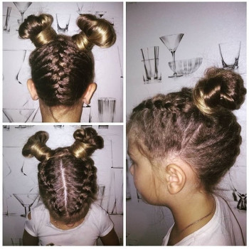 Плетение волос прическа в школу косички, фото - Салон красоты Marafet by Marina Yshko