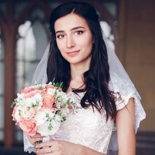 Весільна фотосесія з букетом портретна, фото - Візажист Анна Иноземцева