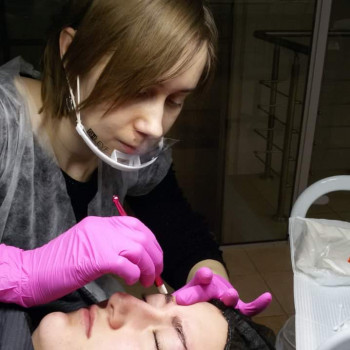 В процессе работы