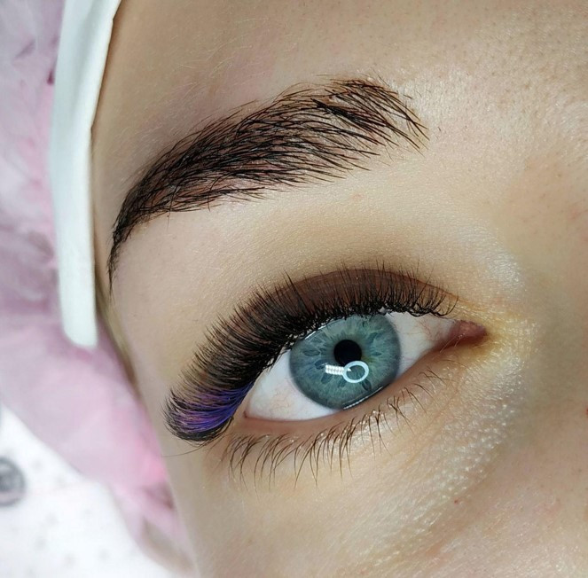 Нарощування вій нарощення ефект стрілки 3д, фото -  Beauty Segment