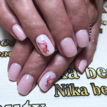 Маникюр с покрытием гель лак