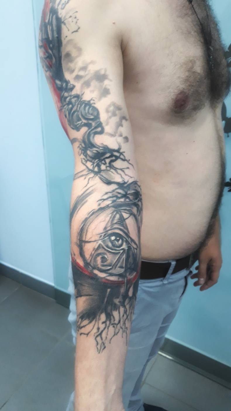 Третий глаз, фото - Тату мастер Анастасия MazaTattoo