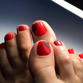 Комплекс: Маникюр с покрытием + Педикюр с покрытием Гель-Лак
                    Нігтьова студія Fantasy nail Київ