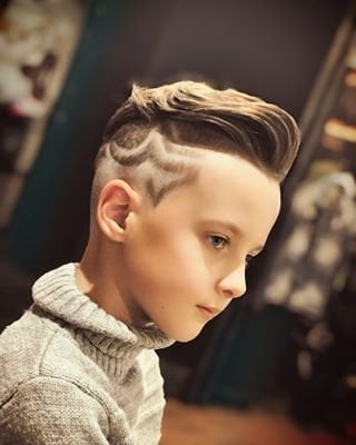Стрижка для мальчика андеркат модная, фото -  Lady Barber