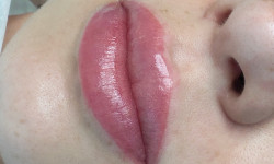 Акварельные губы Nude Blush Мастер татуажа Лидия Киев