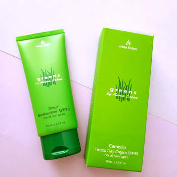 Anna Lotan Greens Camellia Tinted Day Cream SPF30