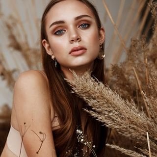 Осіння фотосесія ніжна портретна, фото - Візажист Кристина