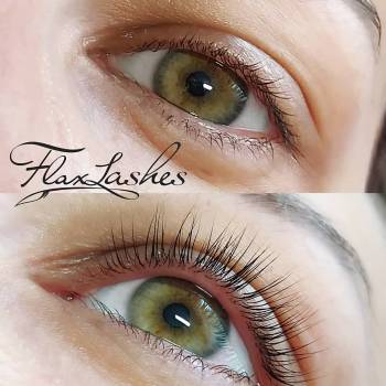 Молекулярное восстановление ресниц FlaxLashes