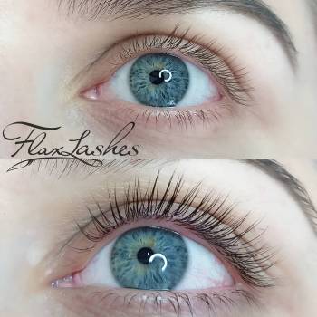 Молекулярное восстановление ресниц FlaxLashes