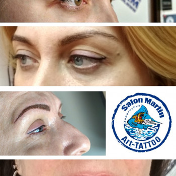 Перманентный макияж (татуаж) - брови, стрелки, губы
                    Тату салон Арт тату салон Marlin Запорожье