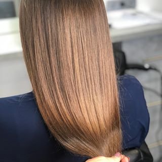 Стрижка на довге волосся укладка карамельний колір, фото - Перукар Кристина