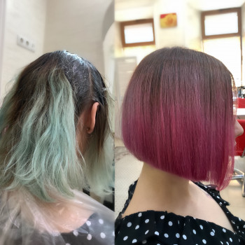 Окрашивание волос
                    Перукар Любовь Одеса