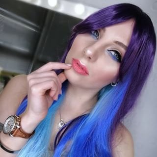 Стрижка на довге волосся спліт фарбування складне, фото - Візажист Анна Панкратова