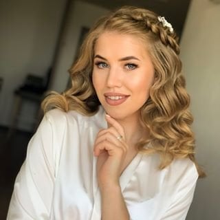 Укладка волосся весільна зачіска, фото - Візажист Илона Омельченко