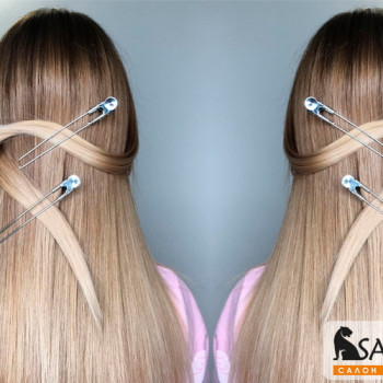 колорування волосся балаяж