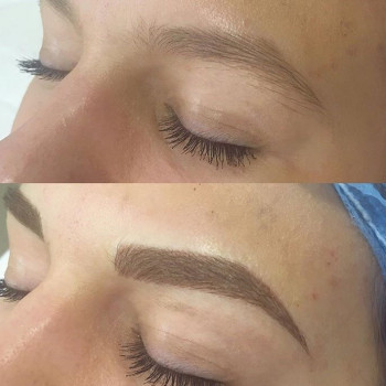 Перманентный макияж бровей (пудровые бровки, микроблейдинг, омбре, растушевка)
                    Бровист Алеся Джига Винница