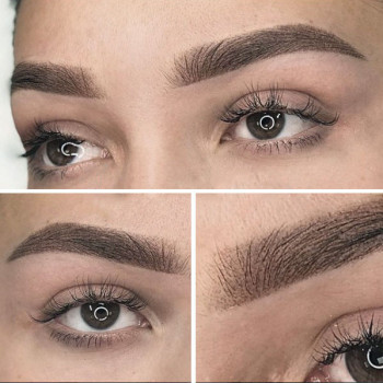 Перманентный макияж бровей (пудровые бровки, микроблейдинг, омбре, растушевка)
                    Бровист Алеся Джига Винница