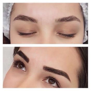 Перманентный макияж бровей (пудровые бровки, микроблейдинг, омбре, растушевка)
                    Бровист Алеся Джига Винница