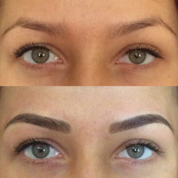 Перманентный макияж бровей (пудровые бровки, микроблейдинг, омбре, растушевка)
                    Бровист Алеся Джига Винница