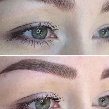 Перманентный макияж бровей (пудровые бровки, микроблейдинг, омбре, растушевка)
                    Бровист Алеся Джига Винница