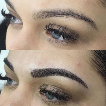 Перманентный макияж бровей (пудровые бровки, микроблейдинг, омбре, растушевка)
                    Бровист Алеся Джига Винница