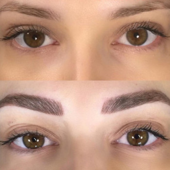 Перманентный макияж бровей (пудровые бровки, микроблейдинг, омбре, растушевка)
                    Бровист Алеся Джига Винница