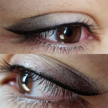 Перманентный макияж век (межресничка, стрелочка, тени)
                    Бровіст Алеся Джига Вінниця