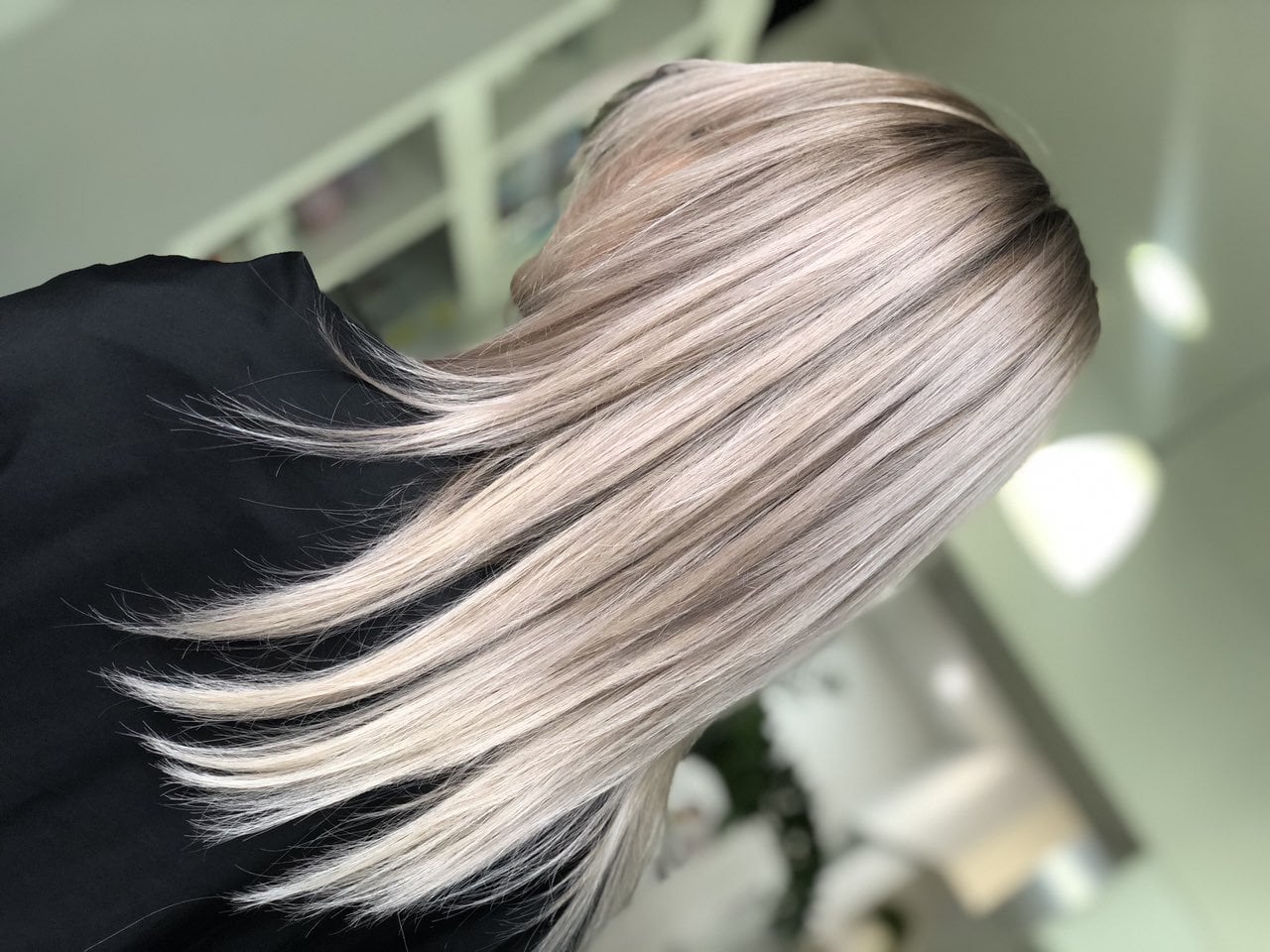 Стрижка на длинные волосы блонд холодный, фото -  Beauty Pro