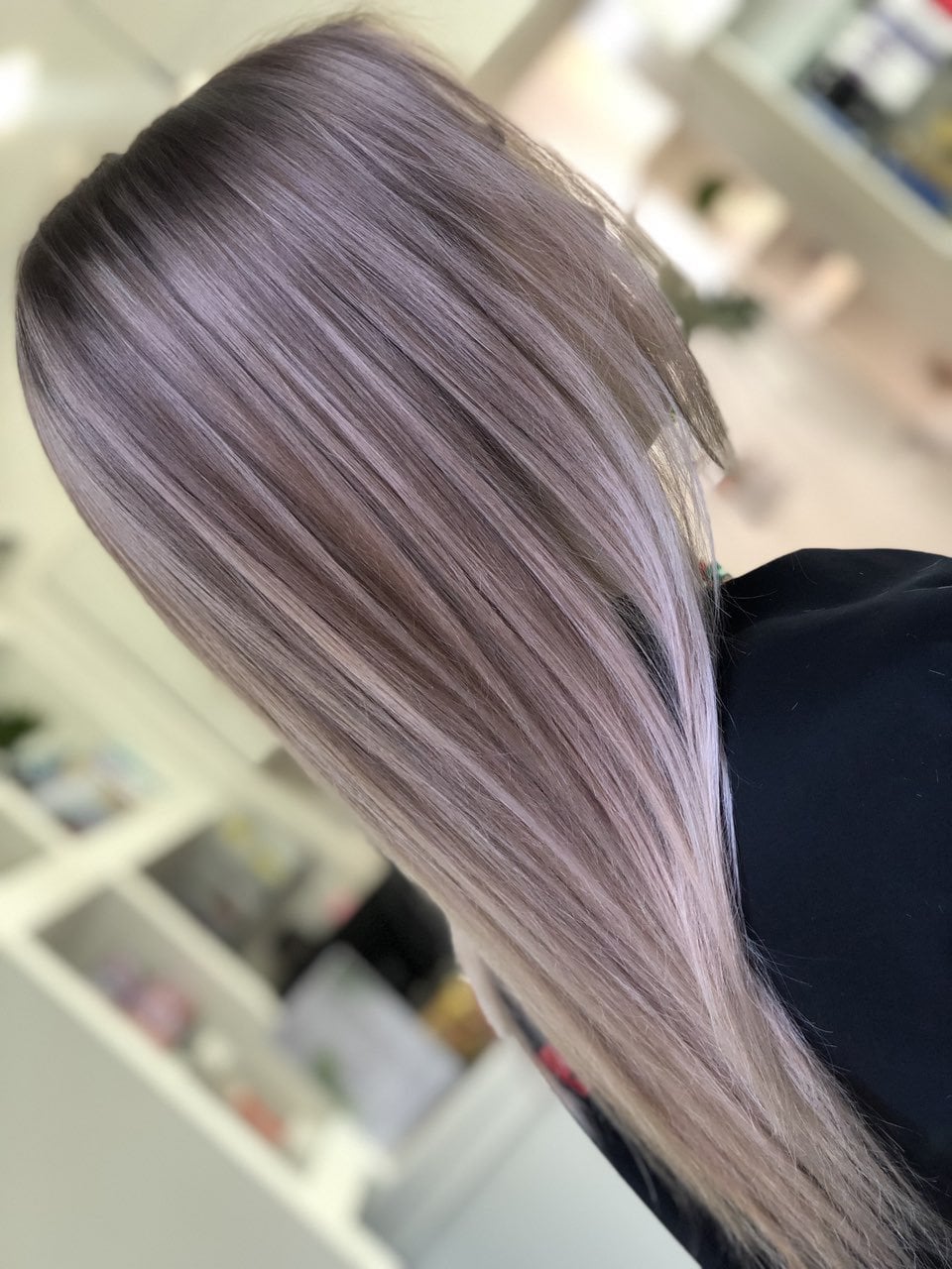 Стрижка на довге волосся жіноча складне фарбування, фото -  Beauty Pro