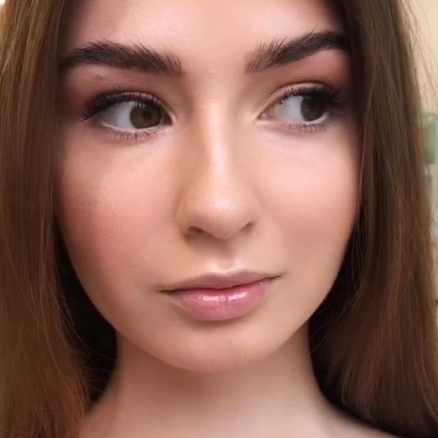 Легкий макияж нюдовый нежный, фото - Визажист Дарина Нещадина