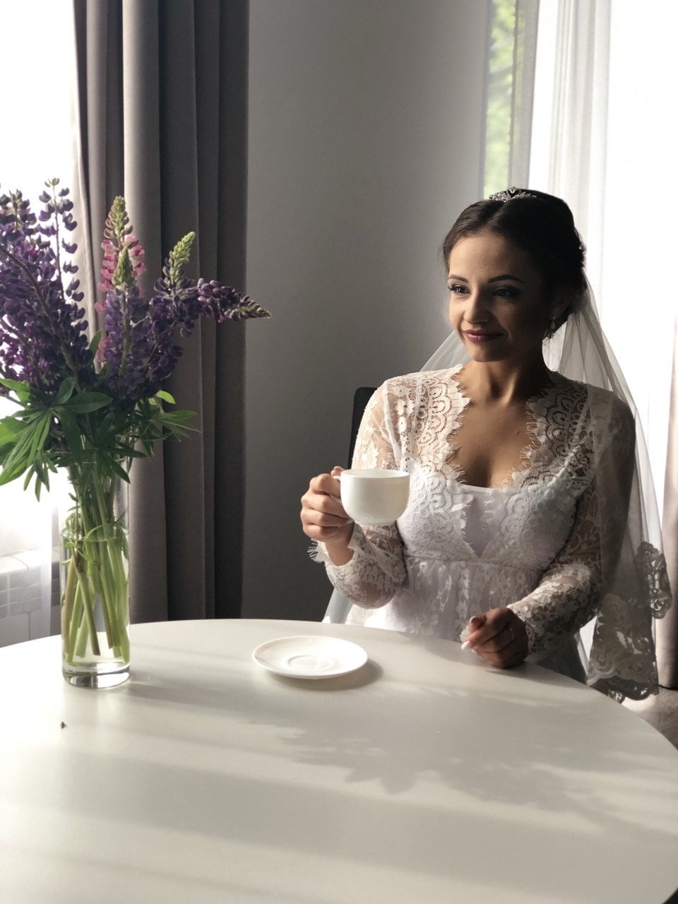 Весільна фотосесія у сукні жіночна, фото - Візажист Марина Вовк