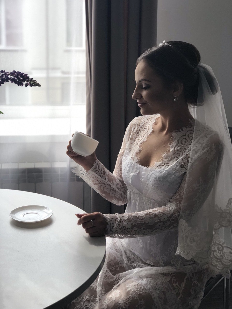 Весільна фотосесія вдома жіночна, фото - Візажист Марина Вовк
