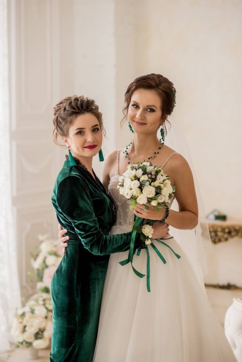 Сімейна фотосесія весільна з букетом, фото - Візажист Марина Вовк