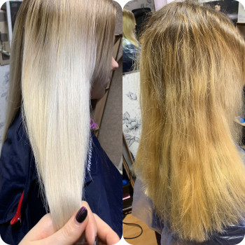 Окрашивание волос
                    Парикмахер-колорист Екатерина Запорожье