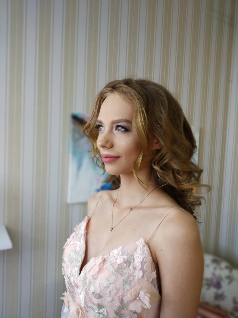 Легкий макияж красивый нежный, фото - Визажист Марина Вовк
